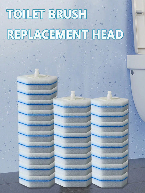 Disposable Toilet Disposable Toilet Cleaning Wand Refills, Counts Upgraded Material Disposable Toilet Cleaning Wand Heads BrushCompatible With Much Wands, Apartment Essentials, College DormEssentials