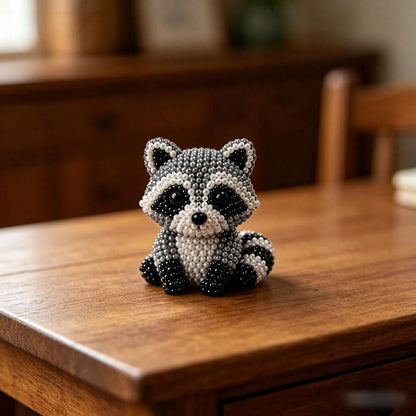 DIY Animal Beading Kit, Cute Bead Craft Animal Set With Colorful Beads And Instructions, Handmade Creative Jewelry Art Craft Kit, DIY Animals Beadwork Craft Kits For Adults