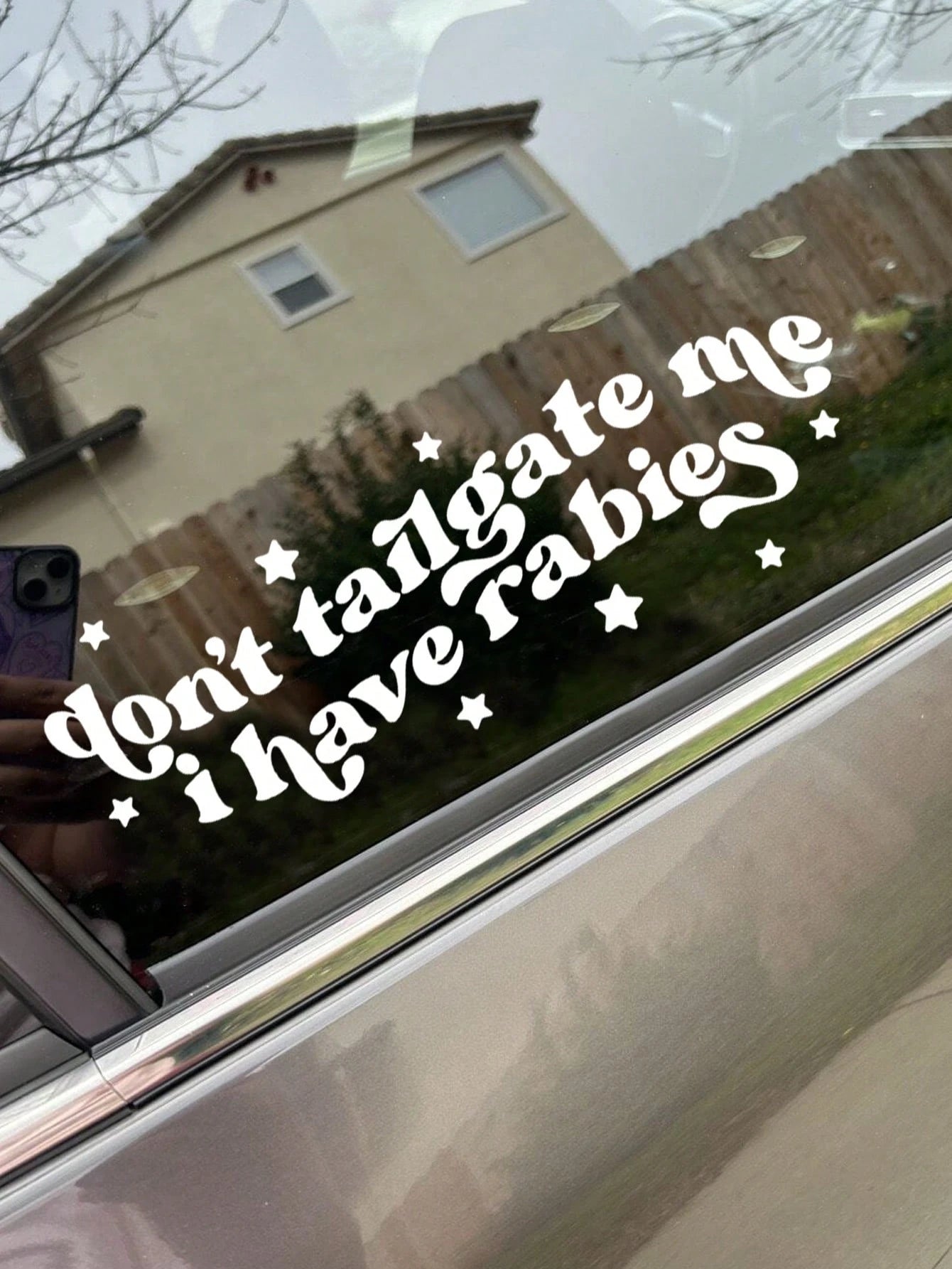 Don't Tailgate Me Close- Funny Car Decal, Car Window Decal Sticker, Car Decals, Car Decal, Cute Decal, Car Decals For Women