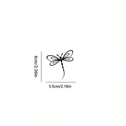 Dragonfly Rearview Mirror Sticker, Dragonfly Lover Car Sticker, Dragonfly Car Sticker, Sunshade Rearview Mirror Sticker, Rearview Mirror Sticker, Side Mirror Sticker
