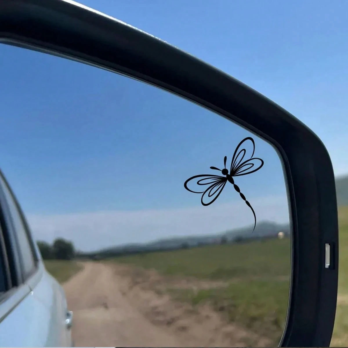 Dragonfly Rearview Mirror Sticker, Dragonfly Lover Car Sticker, Dragonfly Car Sticker, Sunshade Rearview Mirror Sticker, Rearview Mirror Sticker, Side Mirror Sticker