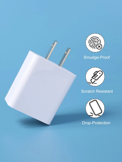 Dual USB Wall Charger Adapter Fast Charging, Dual Port Plug For Smart Phones- US Plug Compatible With IPhone 16 15 14 13 12 11 Pro Max XS X SE2022 IPad, Android Phone Wall Mountable For Office, Schoo