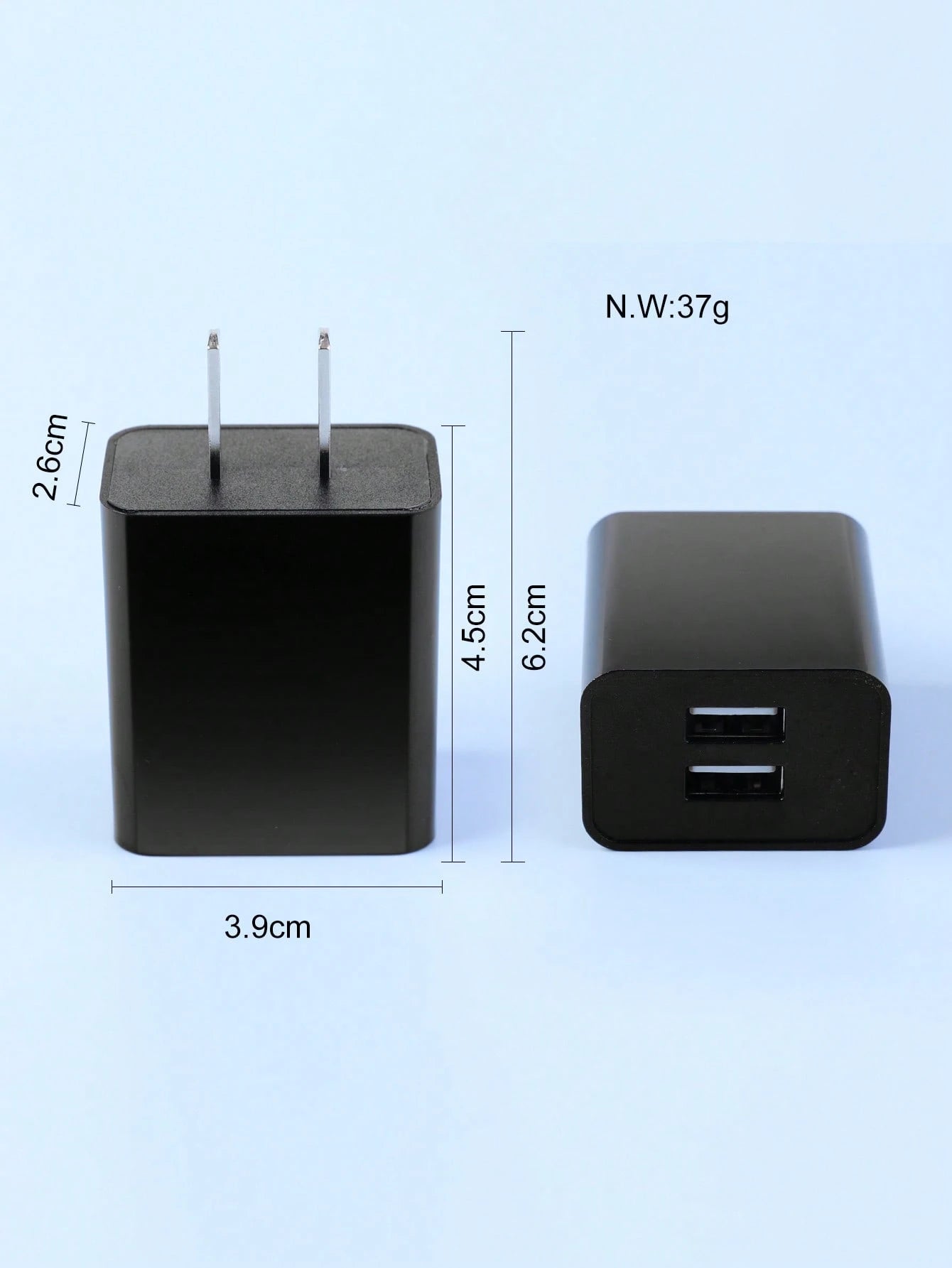 Dual USB Wall Charger Adapter Fast Charging, Dual Port Plug For Smart Phones- US Plug Compatible With IPhone 16 15 14 13 12 11 Pro Max XS X SE2022 IPad, Android Phone Wall Mountable For Office, Schoo