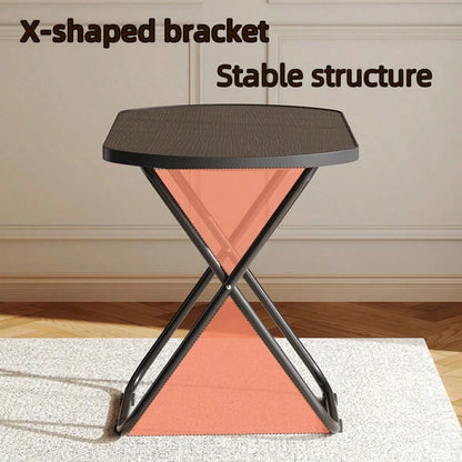DYJ DAYIKA-S Stable Tray Table With No Assembly Required, TV Dinner Tray For Eating, Foldable Snack Tables For Bed/Sofa/ Living Room