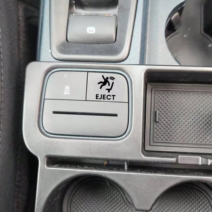 Eject Button Sticker For Blank Car Buttons 6pcs, Funny Car Accessories For Men, Video Game Decal For Car, Gag Gift For Car Guy