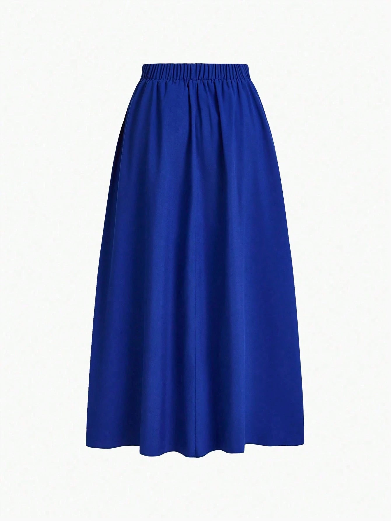 EMERY ROSE A-Line Solid Color High Waist Women Skirt