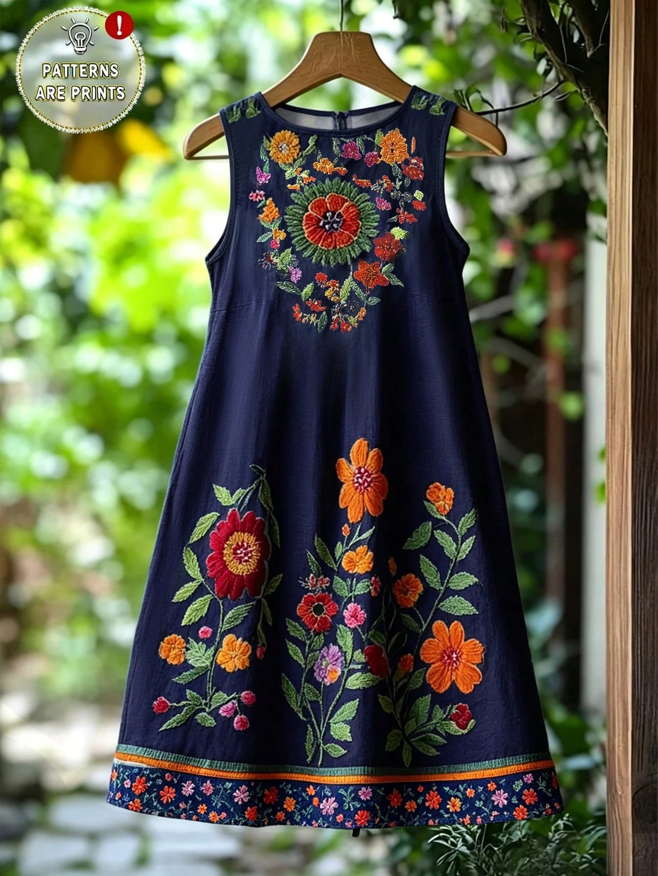 EMERY ROSE Women's Floral Print Sleeveless Short Casual Vacation Dress