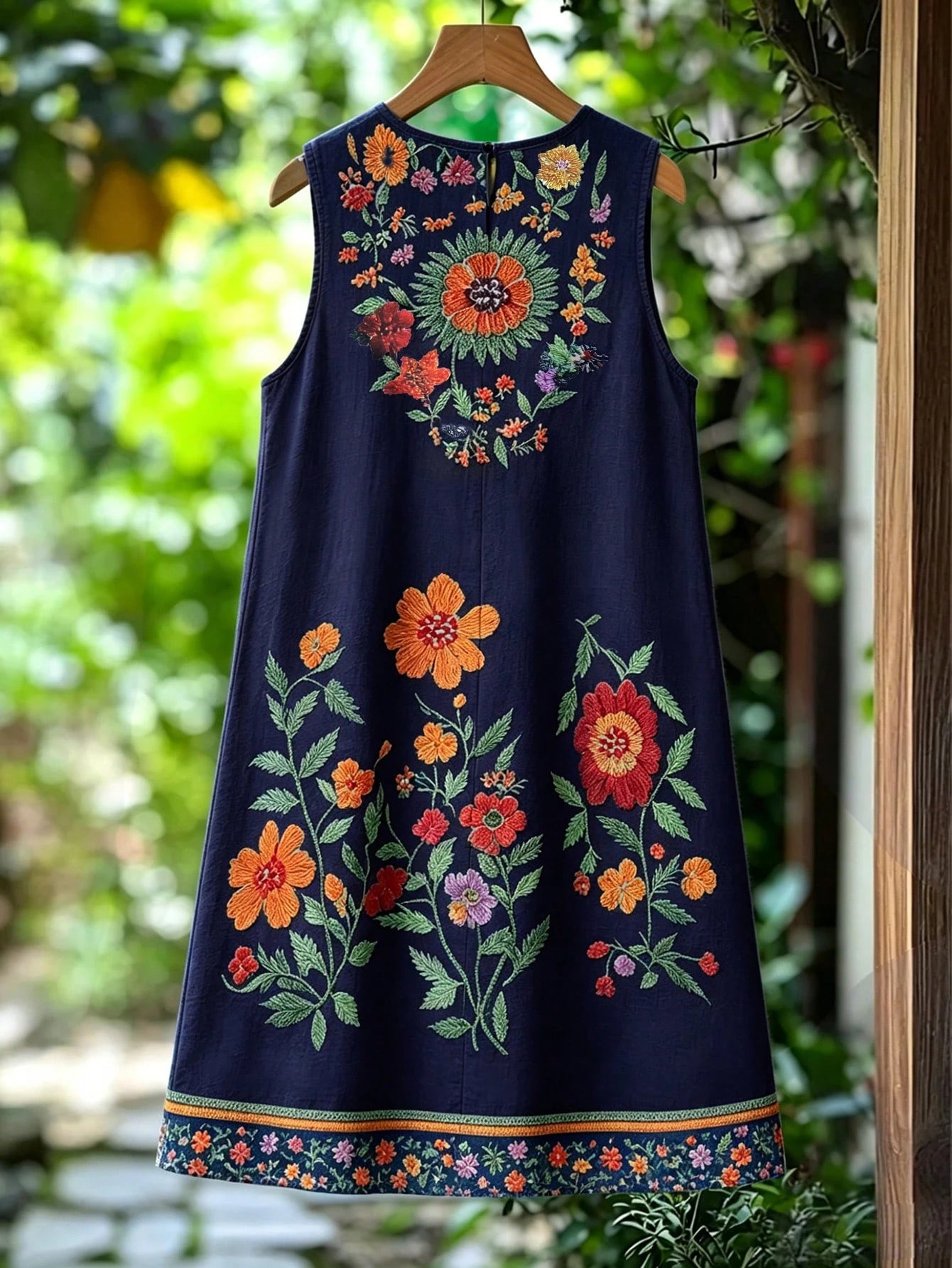 EMERY ROSE Women's Floral Print Sleeveless Short Casual Vacation Dress