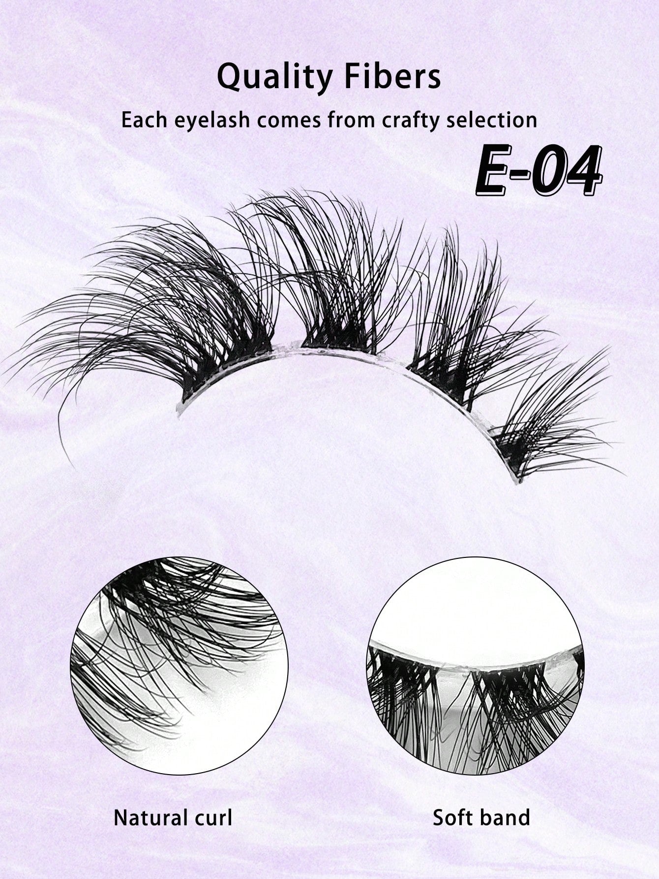 ENCHUW 14 Pairs Eyelashes Natural Look Wispy Cross Eye Lashes Clear Band Lashes 3D Fluffy Soft Lashes Extension False Eyelashes