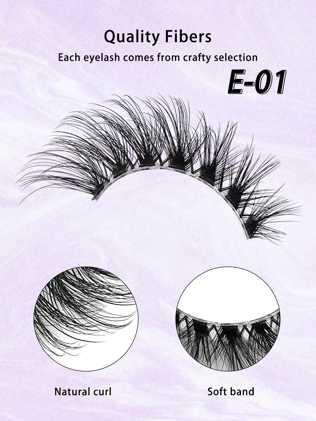 ENCHUW 14 Pairs Eyelashes Natural Look Wispy Cross Eye Lashes Clear Band Lashes 3D Fluffy Soft Lashes Extension False Eyelashes