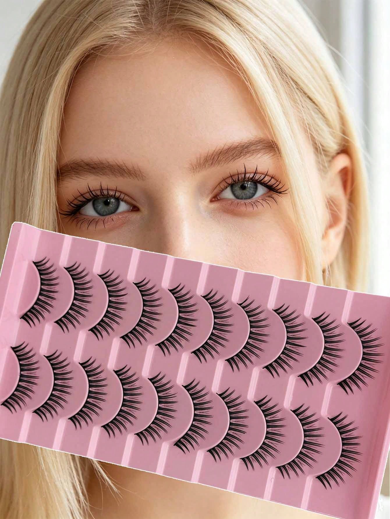 European And American Cross-Border False Eyelashes, Thick And Large-Capacity Eyelashes, Eyelash Extension, Segmented Eyelashes