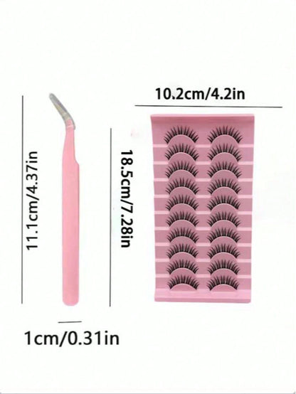 European And American Cross-Border False Eyelashes, Thick And Large-Capacity Eyelashes, Eyelash Extension, Segmented Eyelashes