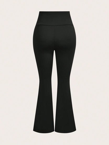EZwear 3pcs/Set Ladies' V-Waist Flared Trousers