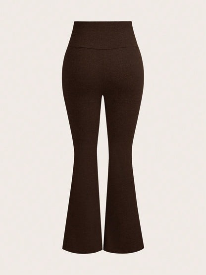 EZwear 3pcs/Set Ladies' V-Waist Flared Trousers