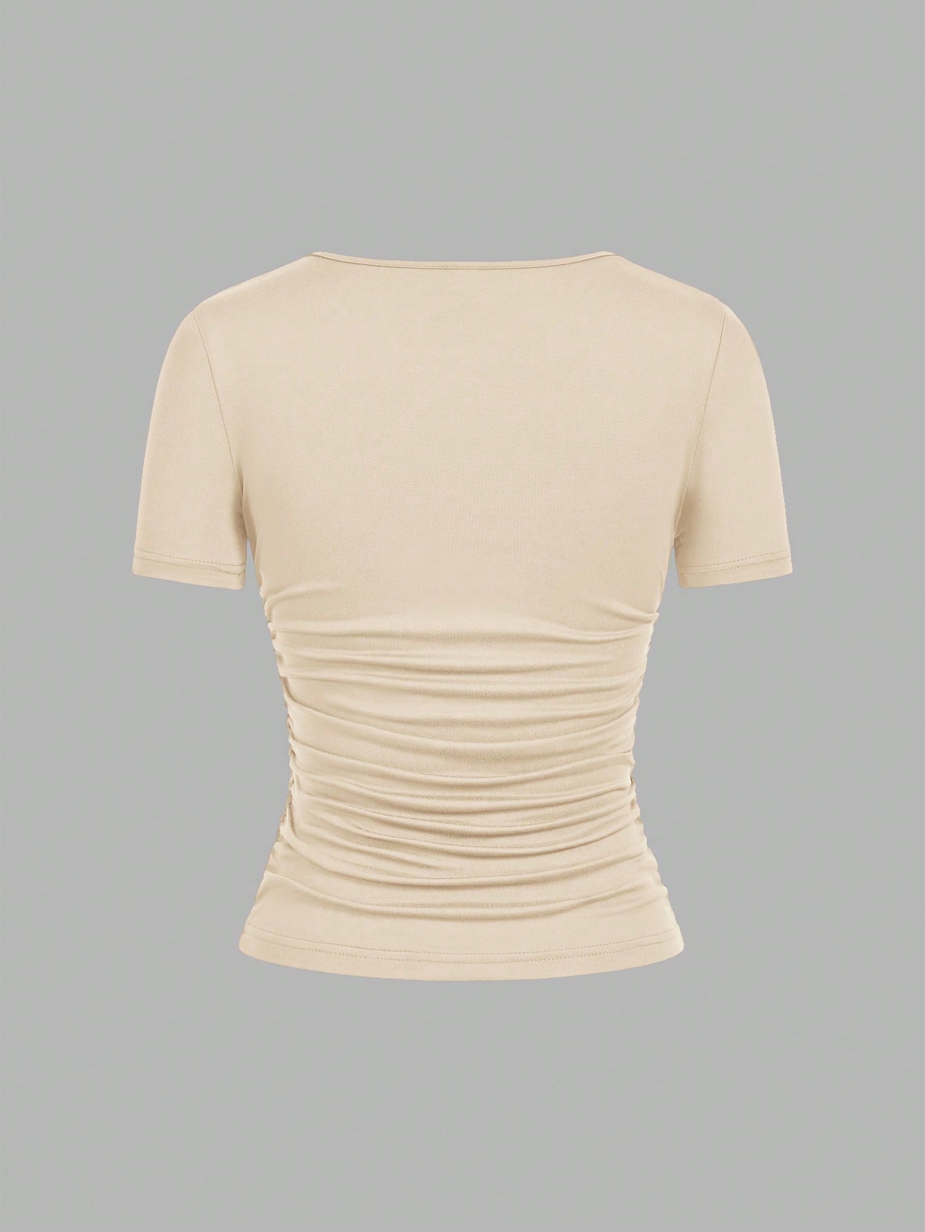EZwear 4pcs/Set Minimalist Plain Crew Neck Short Sleeve T-Shirts For Women, Comfortable Casual, Suitable Spring/Summer,Back To School