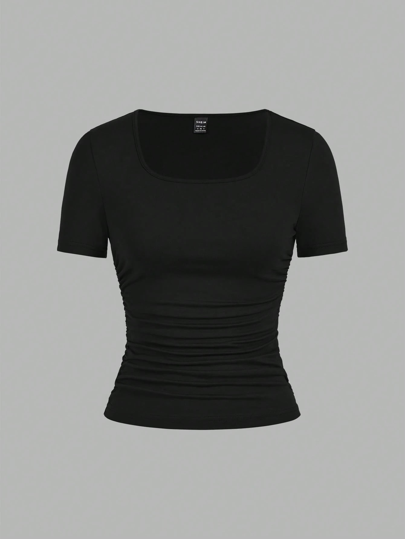 EZwear 4pcs/Set Minimalist Plain Crew Neck Short Sleeve T-Shirts For Women, Comfortable Casual, Suitable Spring/Summer,Back To School