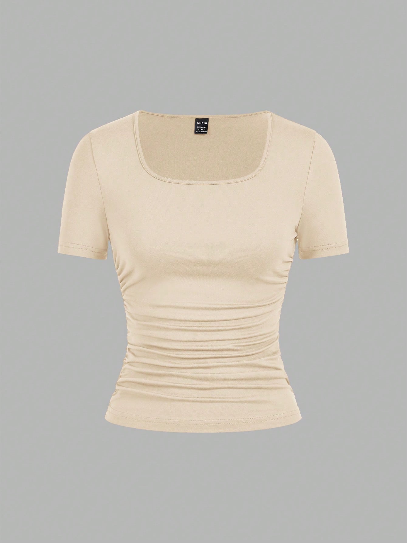 EZwear 4pcs/Set Minimalist Plain Crew Neck Short Sleeve T-Shirts For Women, Comfortable Casual, Suitable Spring/Summer,Back To School