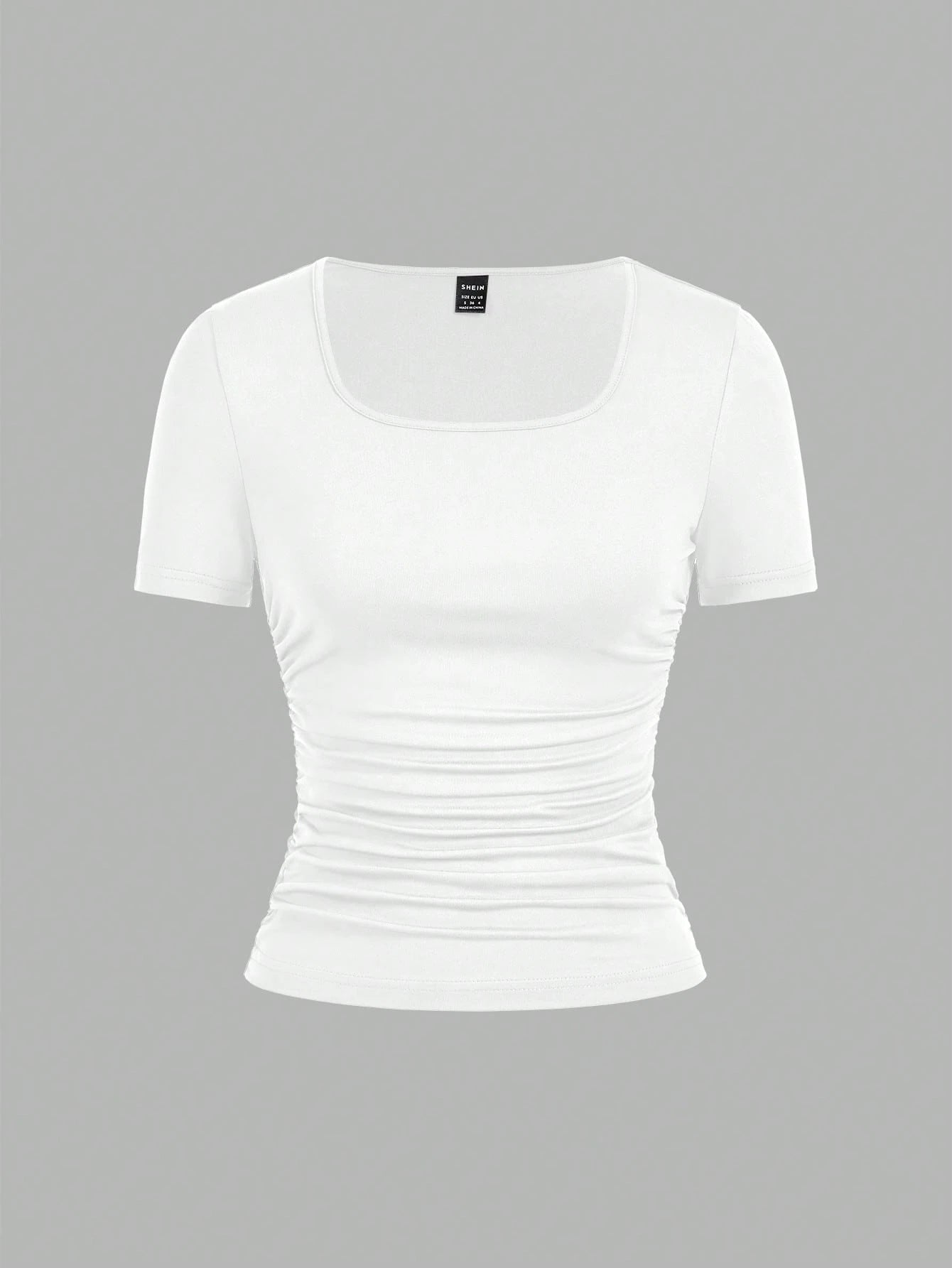 EZwear 4pcs/Set Minimalist Plain Crew Neck Short Sleeve T-Shirts For Women, Comfortable Casual, Suitable Spring/Summer,Back To School