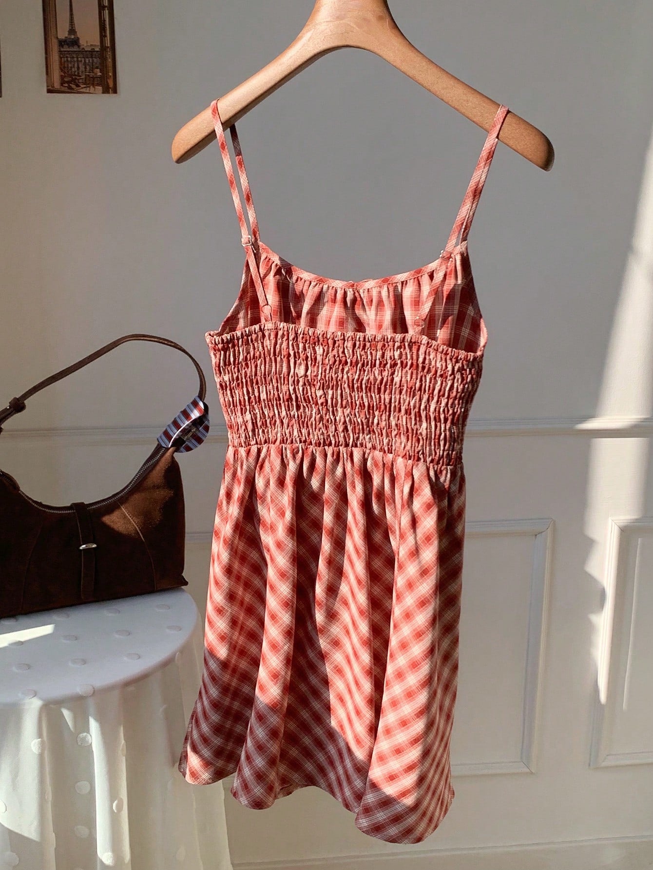 EZwear Elegant French All White Striped Sleeveless Fitted Flared Mini Dress,Modest Cinched Waist Front Tie Summer Holiday Vacation Dresses For Women