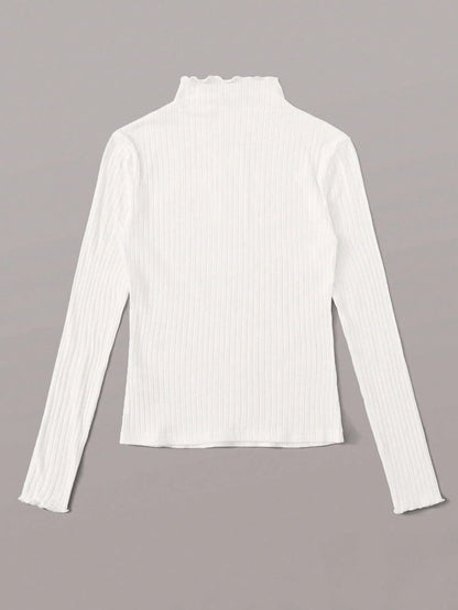 EZwear Knit Ribbed Plus Size Women's T-Shirt, Summer Outfits, Beach Outfits For Women, Summer Holiday Outfits, Holiday Outfits Fall
