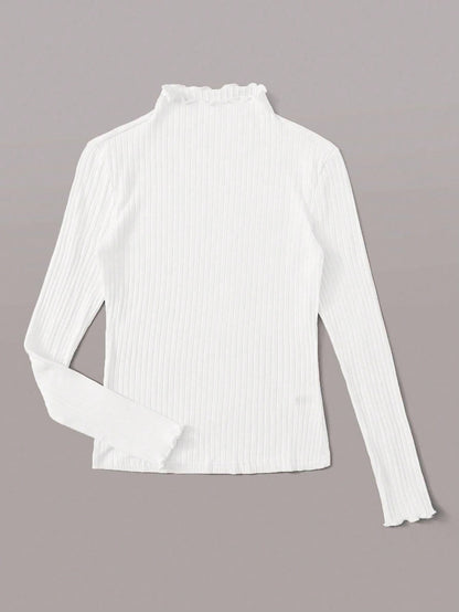 EZwear Knit Ribbed Plus Size Women's T-Shirt, Summer Outfits, Beach Outfits For Women, Summer Holiday Outfits, Holiday Outfits Fall