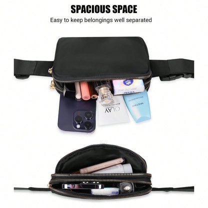Fanny Pack For Women Crossbody Fashion Belt Purse Chest Waist Hip Bumbag For Outdoor Shopping Travel Hiking