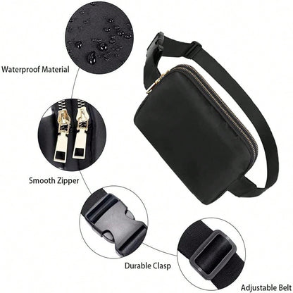 Fanny Pack For Women Crossbody Fashion Belt Purse Chest Waist Hip Bumbag For Outdoor Shopping Travel Hiking