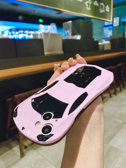 Fashion Sports Car IMD Process Soft & Hard Moderate Anti-Drop, Anti-Sweat, Anti-Fingerprint, Wear-Resistant, Non-Fading Phone Case Suitable For IPhone 17 Pro Max/17 Pro/17 Air/17/16 Pro Max/16 Plus/16