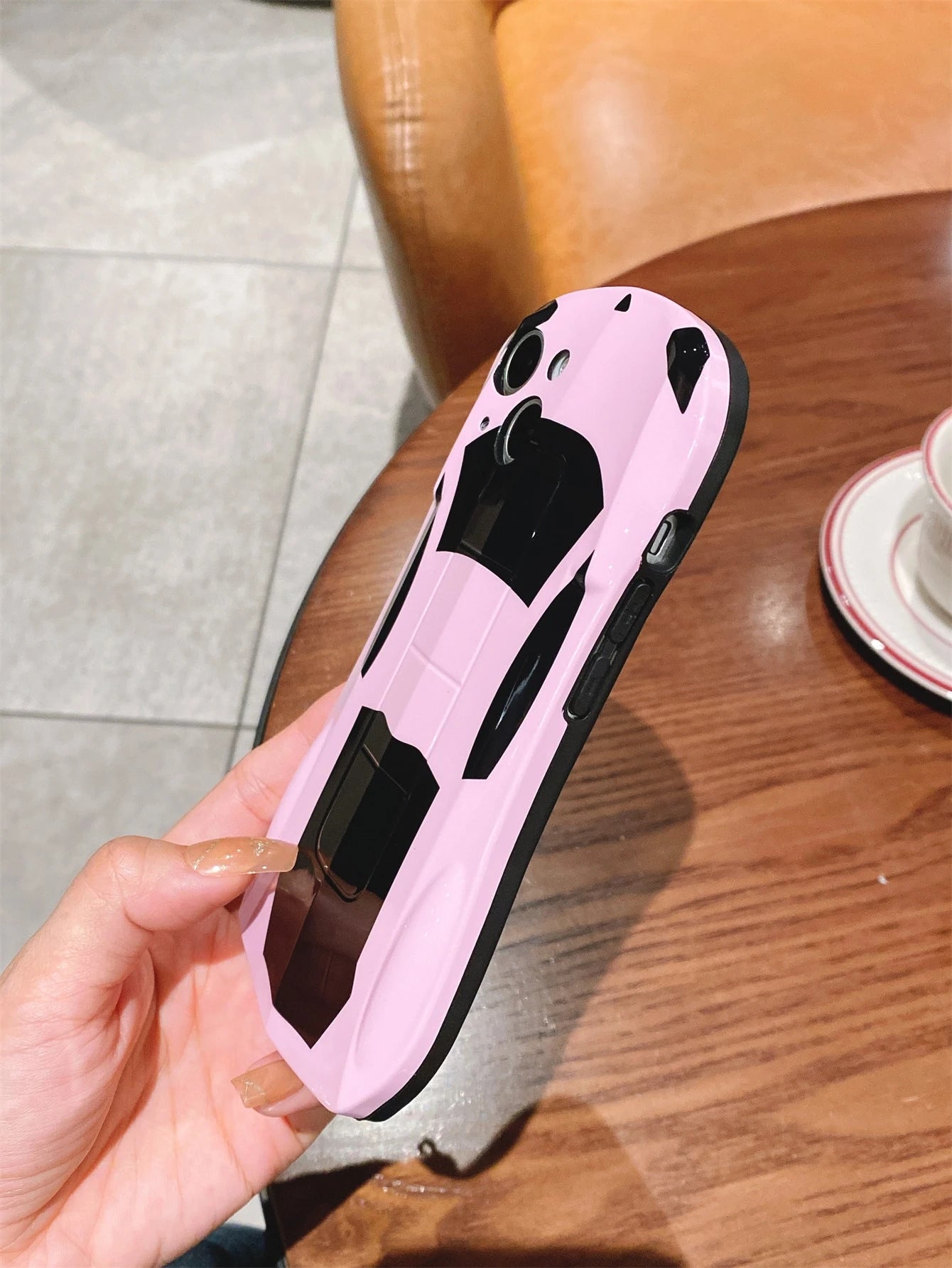 Fashion Sports Car IMD Process Soft & Hard Moderate Anti-Drop, Anti-Sweat, Anti-Fingerprint, Wear-Resistant, Non-Fading Phone Case Suitable For IPhone 17 Pro Max/17 Pro/17 Air/17/16 Pro Max/16 Plus/16