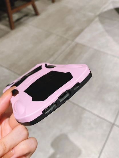 Fashion Sports Car IMD Process Soft & Hard Moderate Anti-Drop, Anti-Sweat, Anti-Fingerprint, Wear-Resistant, Non-Fading Phone Case Suitable For IPhone 17 Pro Max/17 Pro/17 Air/17/16 Pro Max/16 Plus/16