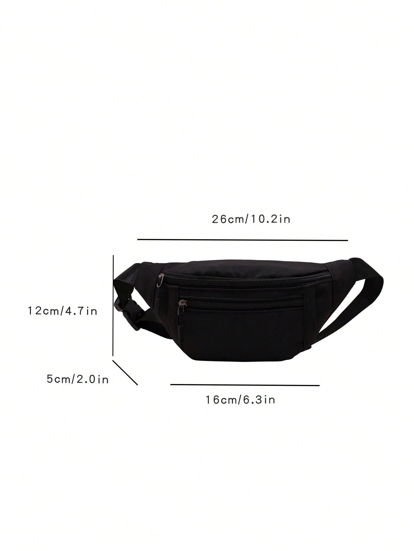 Fashion Versatile Solid Color Sports Waist Bag/Fanny Pack For Women