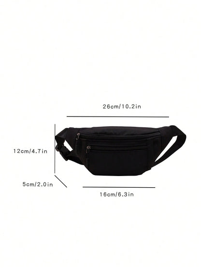 Fashion Versatile Solid Color Sports Waist Bag/Fanny Pack For Women