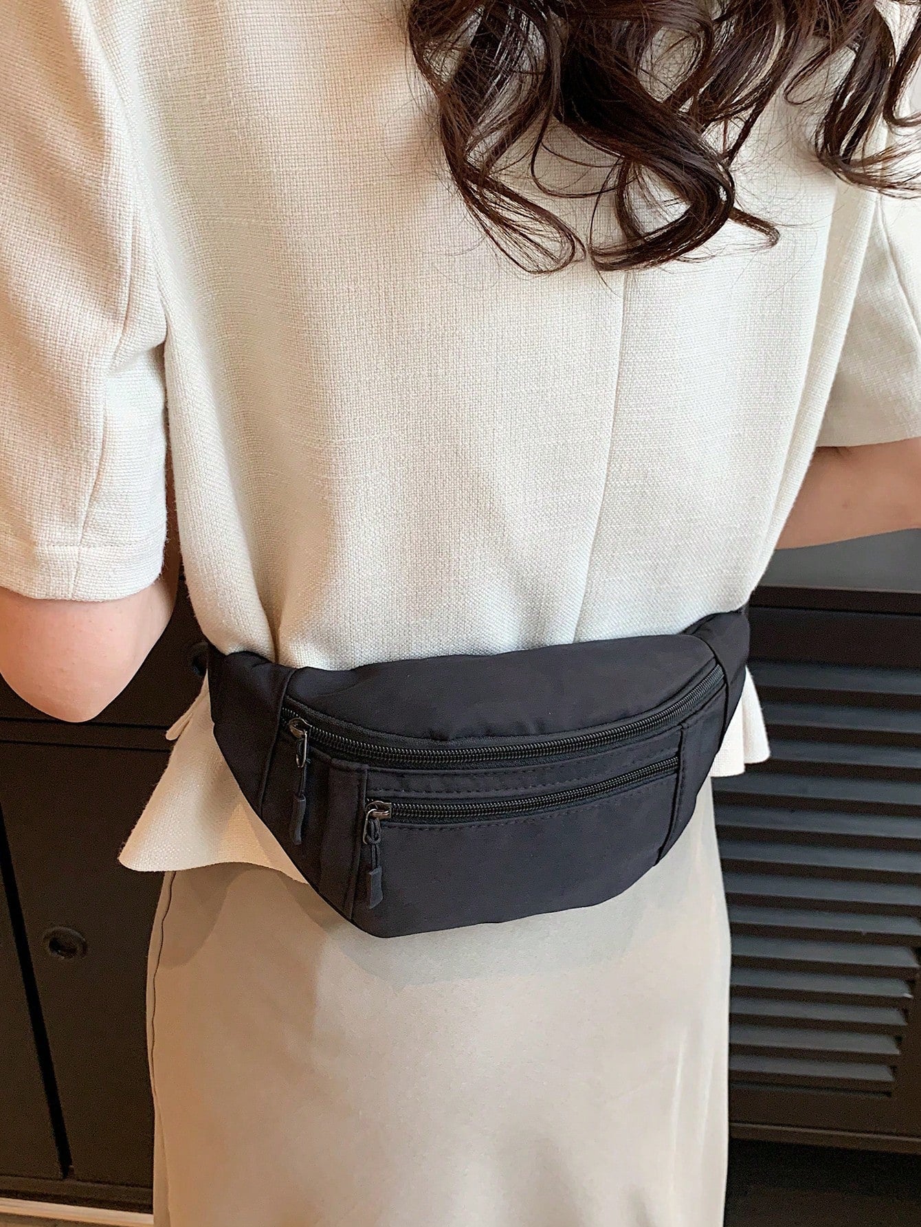 Fashion Versatile Solid Color Sports Waist Bag/Fanny Pack For Women