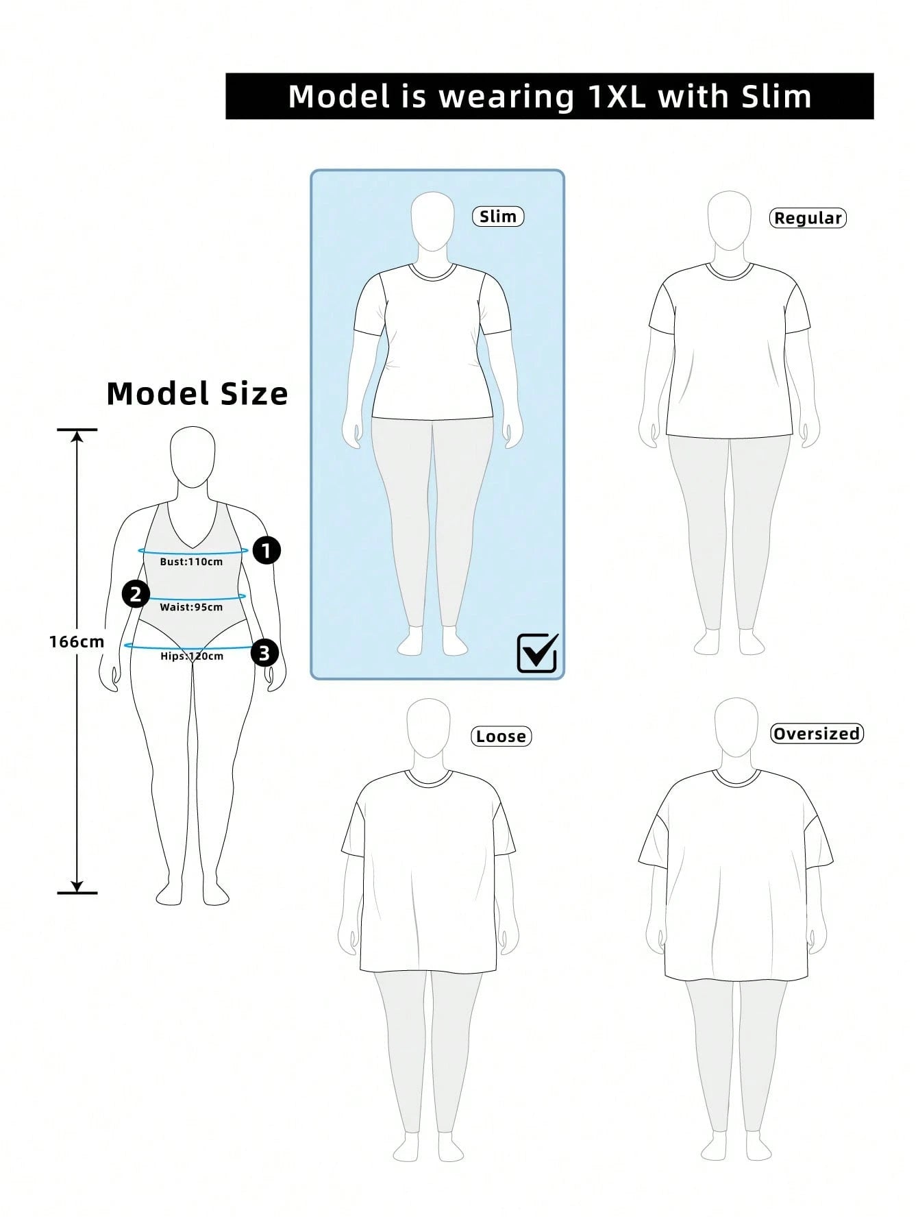 Firerie Women's Plus Size Solid Color One Shoulder Asymmetric Hem Fitted T-Shirt