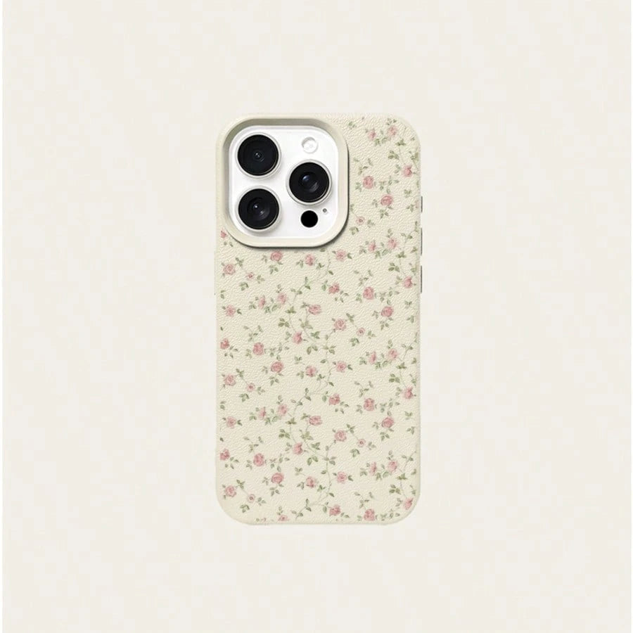 Floral Element Fashion Phone Cases Flower 1pc TPU Material Elegant Pink Rose Full Screen Pattern Phone Case Compatible With IPhone 17 Pro Max/17/16 Pro Max/15/13/12/11, S20 FE/A15/S24/A55, Compatible