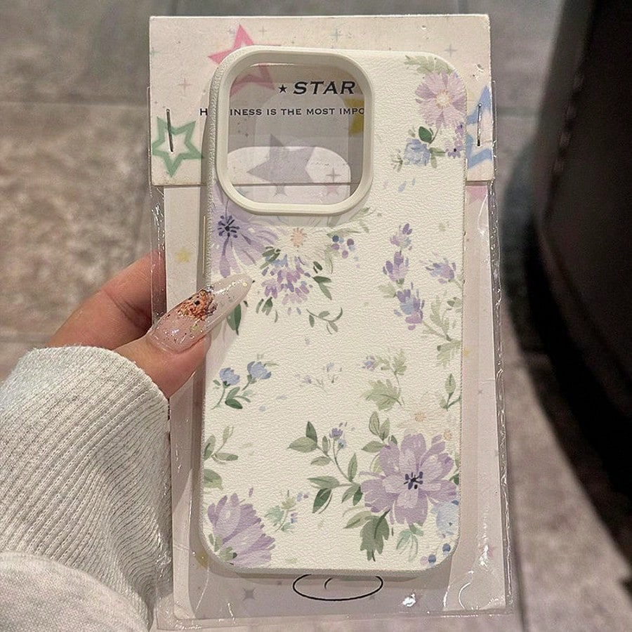 Floral Element Fashion Phone Cases Flower 1pc TPU Material Elegant Pink Rose Full Screen Pattern Phone Case Compatible With IPhone 17 Pro Max/17/16 Pro Max/15/13/12/11, S20 FE/A15/S24/A55, Compatible