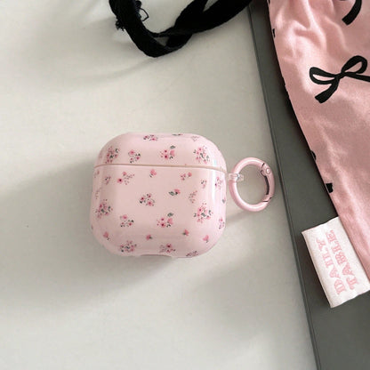 Flower Minimalist Pink Floral Hanging Earphone Case Compatible With AirPods Pro 3, New Pro 2, Cute Apple 4 Minimalist 3 Personalized 1/2 Generation Earphone Case For Women
