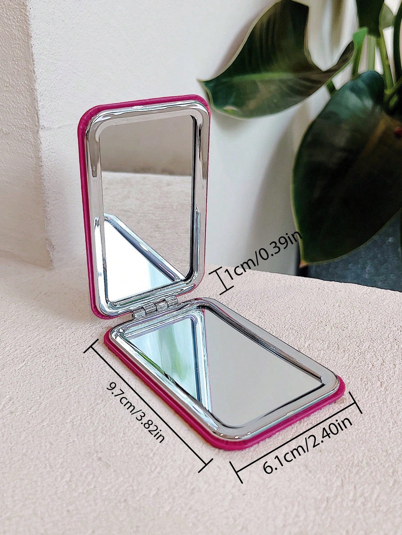 Foldable Heart Pattern Mirror