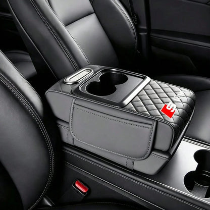 For Audi S Line A3 A4 A5 A6 A7 A8 S3 S4 S5 S6 S7 1PC Multifunctional Auto Parts Car Armrest Pad Center Console Arm Rest Box Cover Protective Mat
