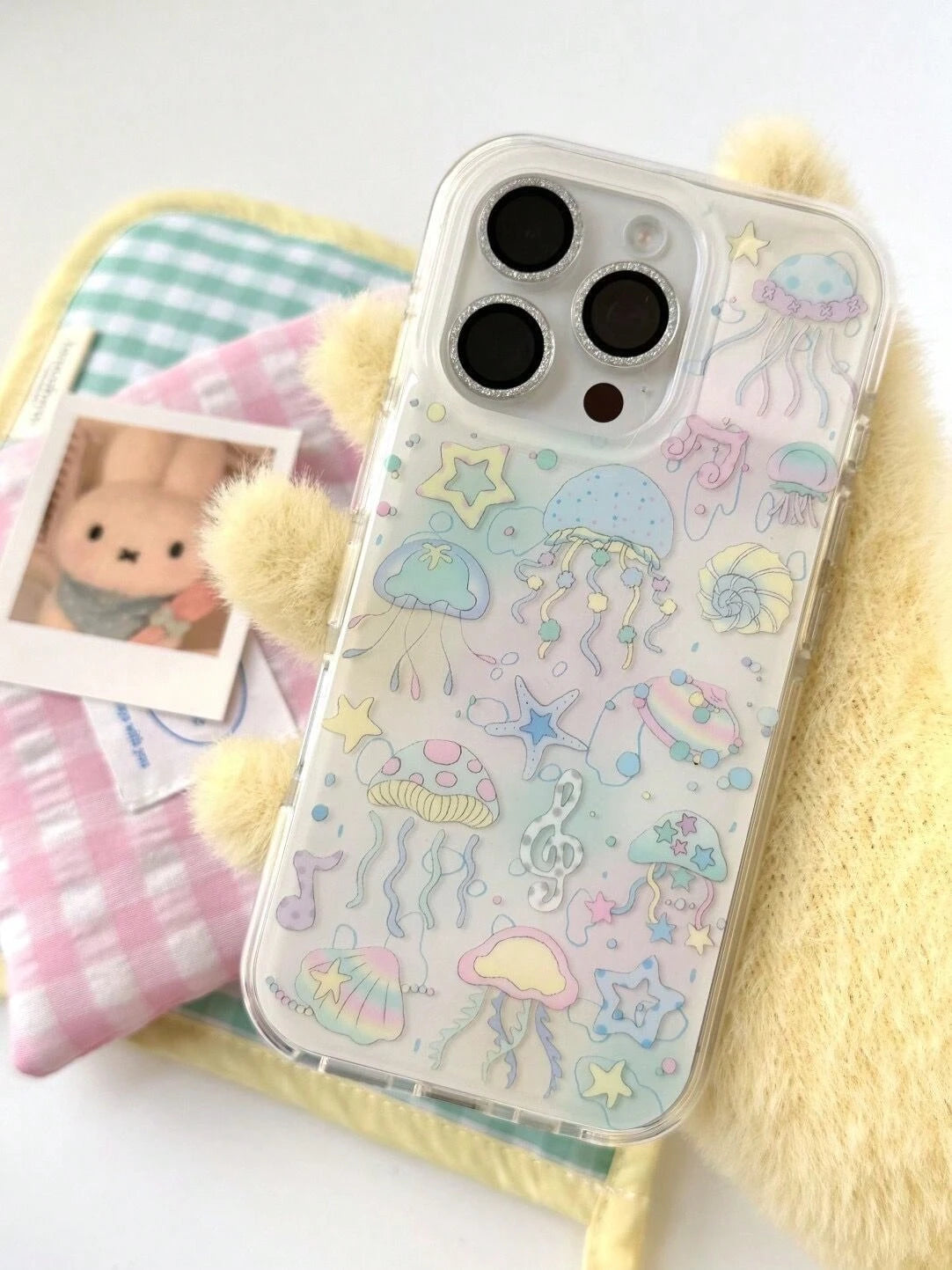 For Iphone17 Promax Air Dream Underwater World Color Jellyfish For 14 Apple 16promax Mobile Phone Case 15 New 13 Women For Apple 16/15Pro/14/13pro12 11 Pro Max Xs/16Plus Case