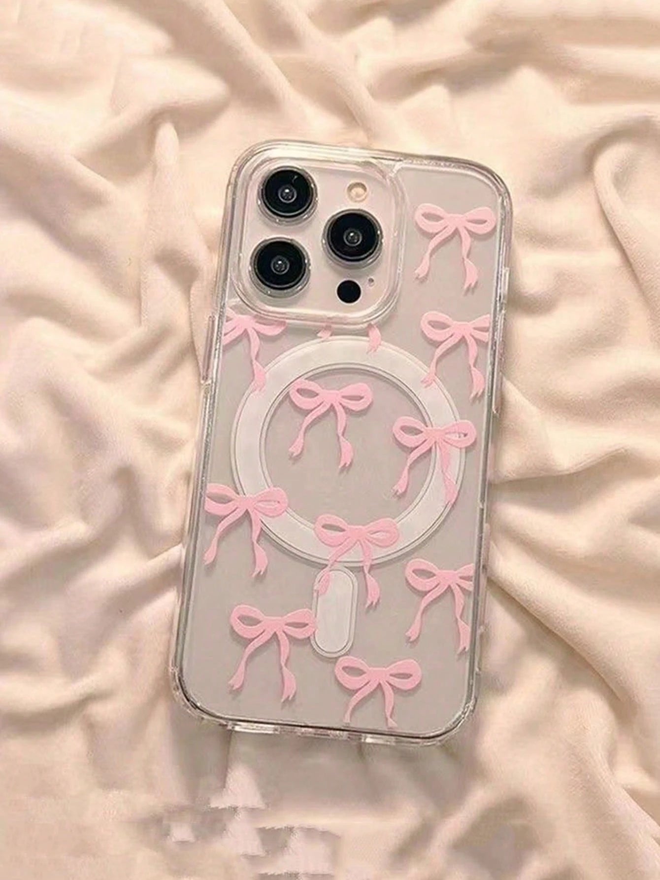 Girly Bow Friendly Magnetic Phone Case Compatible With IPhone 16 Pro Max/15/14/13/12/11, S25U S24U S23U A16 A15 A35 A36 Protective Cover Waterproof Shockproof Anti-Fall Scratch ResistantYOUR-BELOVED-P