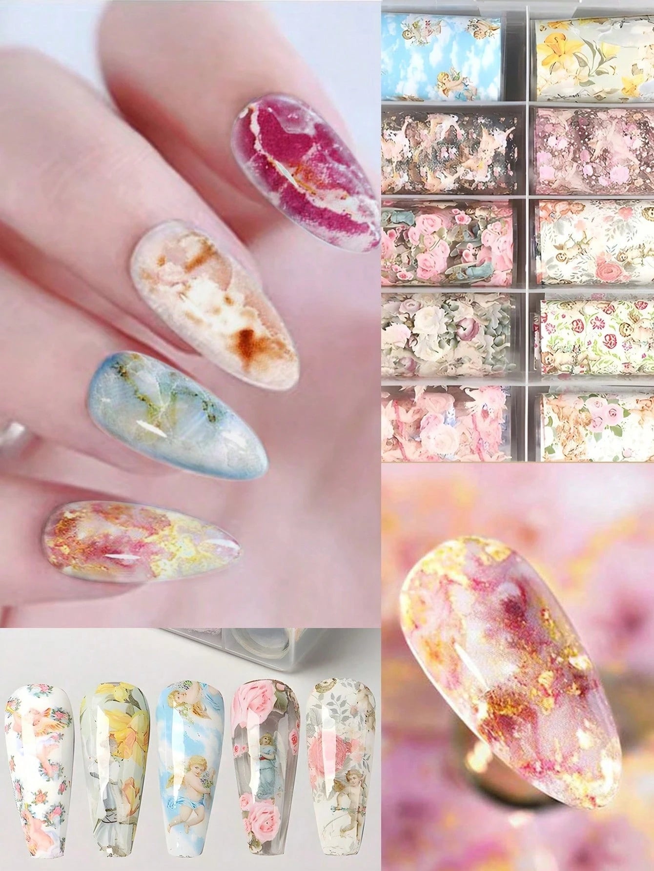 GLOZ 18ml Nail Foil Glue Nail Art Foil Glue Gel For Foil Stickers Nail Glue Foil Transfer Gel Nail Foil Transfer Glue Nail Art Manicure DIY LED Lamp Required Soak Off