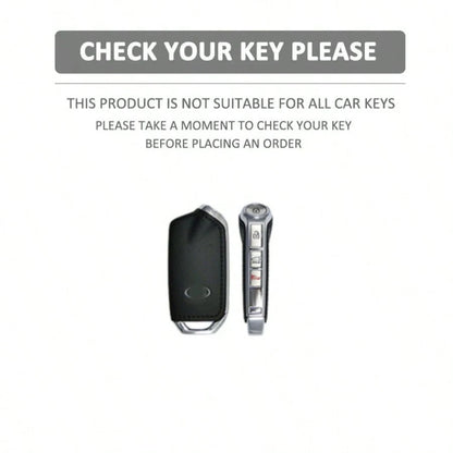 Grey TPU Car Key Cover Keychain Compatible With Kia Stinger GT Elite Limited K900/K9 Series Accessories