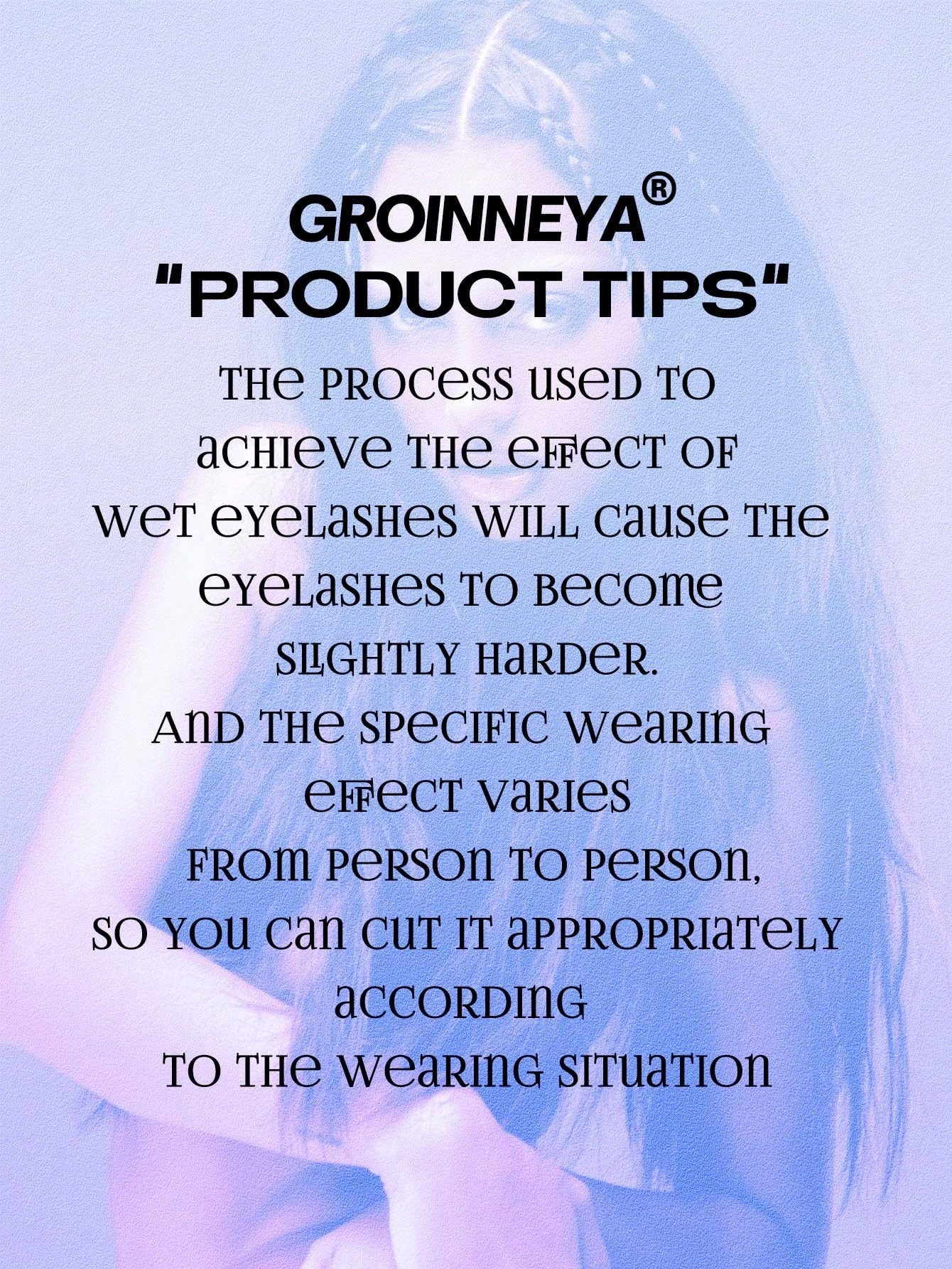 GROINNEYA 6 Pairs Wet Fox Eye Lashes Anime False Eyelashes Cosplay Fake Lashes Dramatic Eyelashes Wet Eyelashes Extensions Makeup Tool(SJ04) Strip Lashes, Lashes, Eyelashes, Fake Lashes