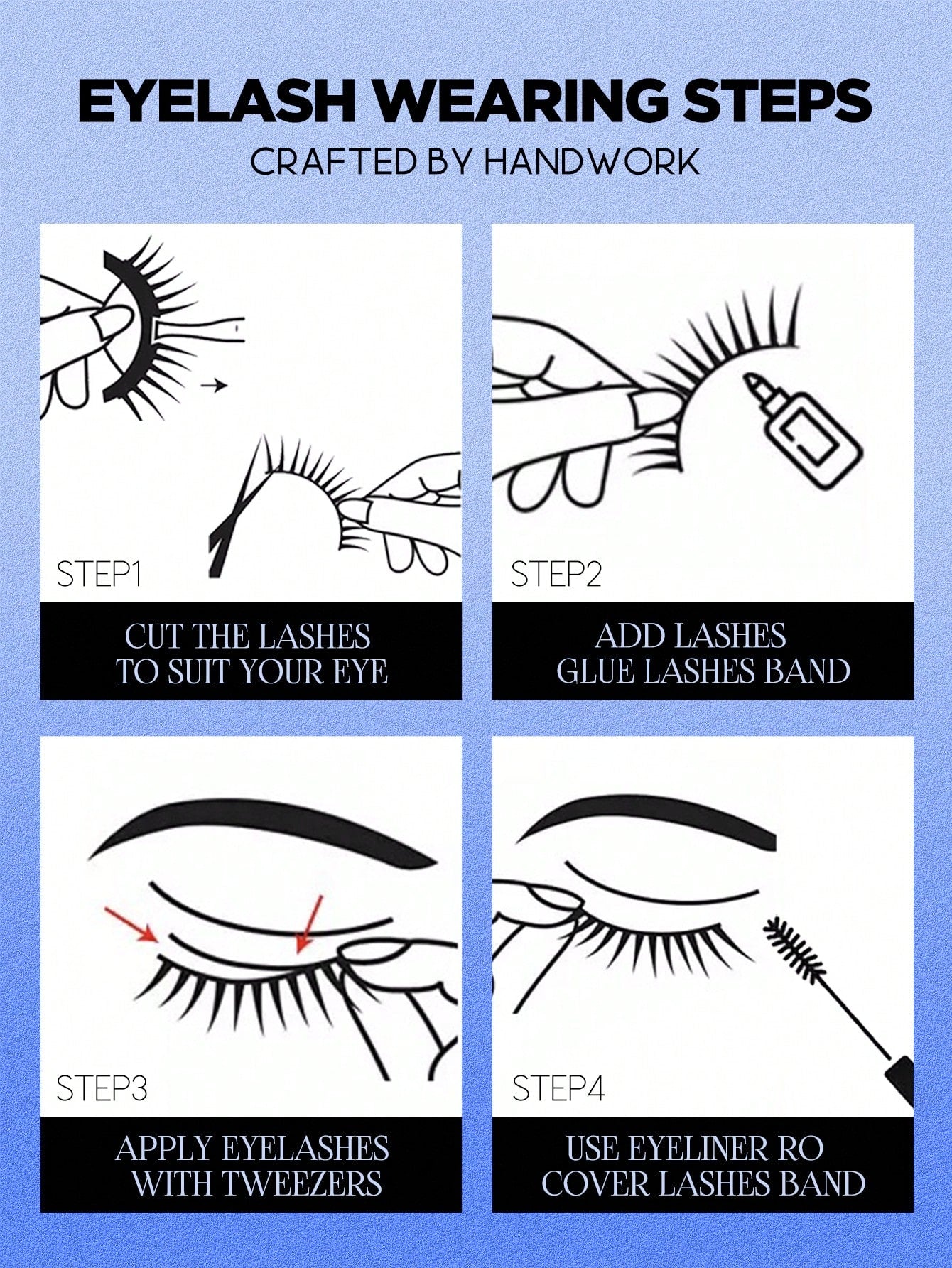 GROINNEYA 6 Pairs Wet Fox Eye Lashes Anime False Eyelashes Cosplay Fake Lashes Dramatic Eyelashes Wet Eyelashes Extensions Makeup Tool(SJ04) Strip Lashes, Lashes, Eyelashes, Fake Lashes