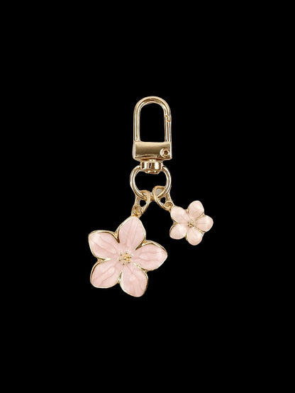 HAILIAN 1pc Alloy Sakura Flower Shaped Lightweight Key Chain Suitable For Bag Charm Car Key Chain Couples And Holiday Gifts Gifts For Women Valentines