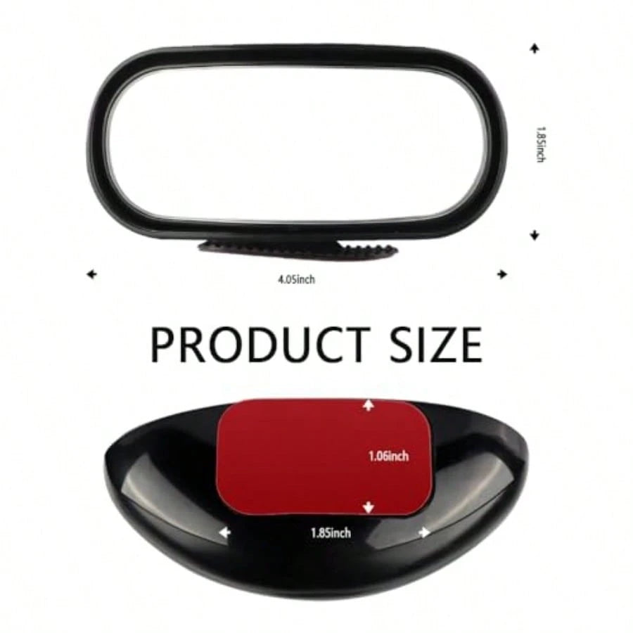 HD Blind Spot Car MirrorWide Angle Rearview Mirror With 360° Adjustment Universal Car Essential Tool Fit For Cars Truck SUV