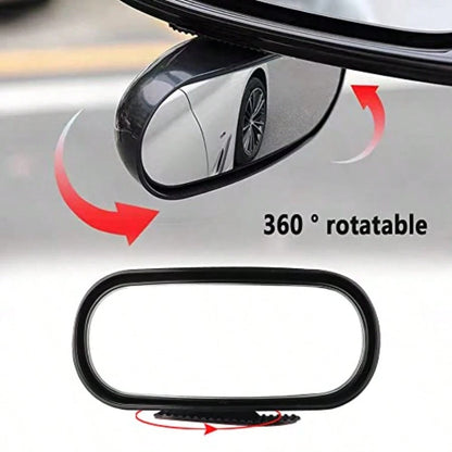 HD Blind Spot Car MirrorWide Angle Rearview Mirror With 360° Adjustment Universal Car Essential Tool Fit For Cars Truck SUV