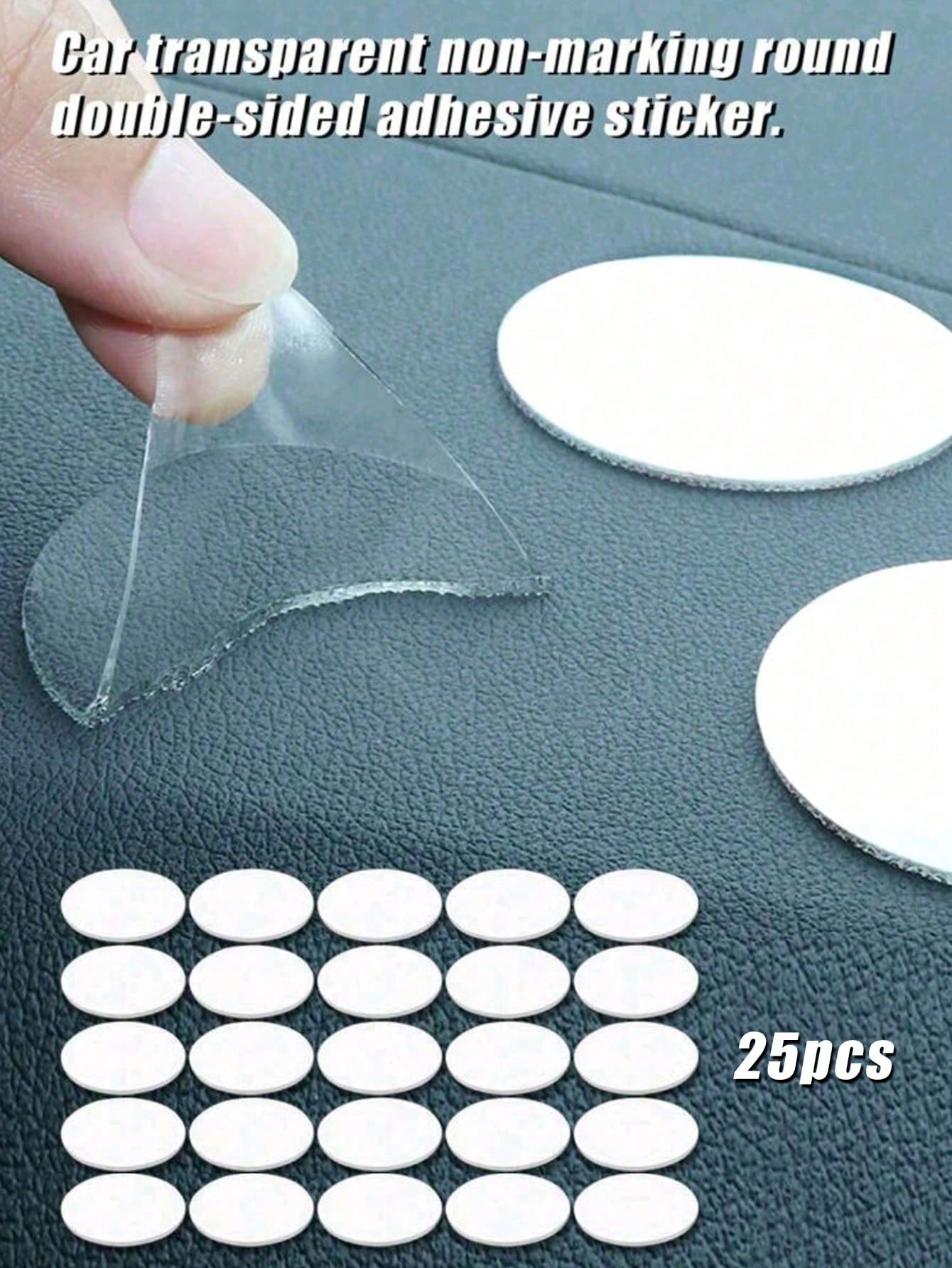 High-Adhesion Transparent Double-Sided Glue Dots, 25pcs/Sheet, Ideal For Figurines, Car Models, Posters, Acrylic Posters, Wedding Party Decor, DIY Crafts