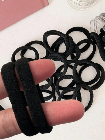 High Elasticity Women's Ponytail Hair Ties, Hair Bands, Hair Accessories, Fitness Sports Hair Bands, Home Beauty Hair Accessories, Suitable For Summer, Vacation, Travel. (10/20/50/100/200)
